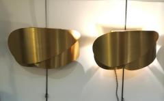 Pair of Brass Sconces circa 1970 - 1096192