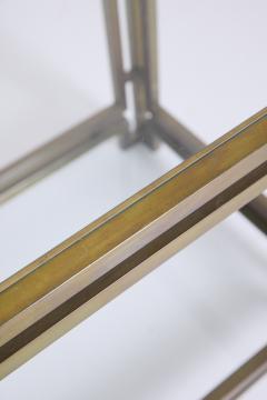Pair of Brass and Glass Side Tables - 4717332