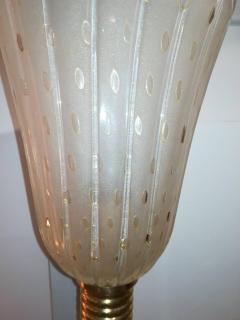 Pair of Brass and Murano Glass Sconces - 1138590