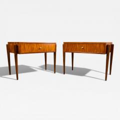 Pair of Brazilian Mid Century Nightstands in Caviuna Wood 1950s Lot 830B - 4627620