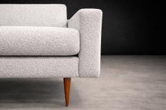 Pair of Brazilian Modern Armchairs in Caviuna Light Gray Sherpa - 4524986