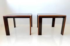 Pair of Brazilian Tropical Hardwood Side Tables 1950s - 4504712