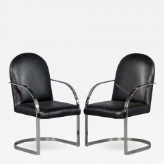 Pair of Brno Flat Bar Chairs in the manner of Mies Van Der Rohe - 1998570