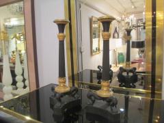 Pair of Bronze Regency Candlesticks - 344709