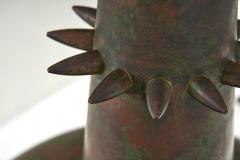 Pair of Bronze Sculptural Table Lamps France 1970s - 4338193