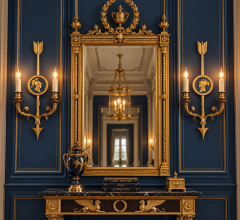 Pair of Bronze Two Light Neoclassical Wall Sconces - 4787523