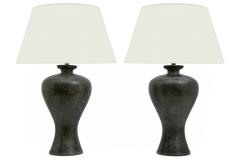 Pair of Bronze Urn Shaped Lamps - 3889799