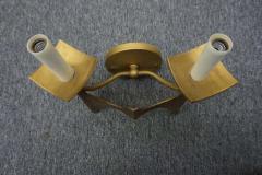 Pair of Brutalist Brass Sconces by Moe Bridges Mid Century Modern - 1796260