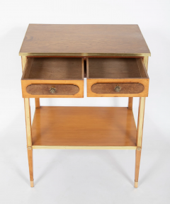 Pair of Burl Two Drawer Baltic Side Tables - 2679751
