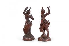 Pair of Burmese Dancing Figures - 4407665