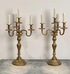 Pair of Candelabra Lamps Circa Early 20th Century - 1449204