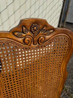 Pair of Cane Back French Provincial Side Chairs - 4323210