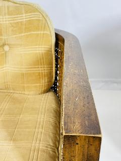 Pair of Cane Back Lounge Chairs by Debu Furniture USA 1970s - 4202886