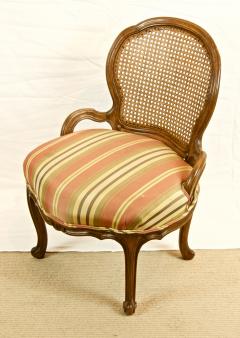 Pair of Caned Slipper Chairs - 1826699