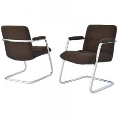 Pair of Cantilever Midcentury Lounge Chairs - 891379