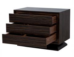 Pair of Carrocel Custom Thea Macassar Nightstands - 2536329