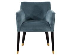 Pair of Carrocel Custom Tonio Dining Chairs with Golden Accents - 2536500