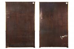 Pair of Carved Giltwood Antique Collector Display Cabinets by M Grieve Co  - 4502670