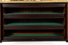 Pair of Carved Giltwood Antique Collector Display Cabinets by M Grieve Co  - 4502675