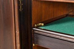 Pair of Carved Giltwood Antique Collector Display Cabinets by M Grieve Co  - 4502677