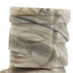 Pair of Carved Stone Aztec Bookends - 4519588