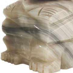 Pair of Carved Stone Aztec Bookends - 4519590