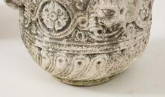Pair of Carved Stone Vases or Jardini res Italy eighteenth century - 3365255