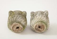 Pair of Carved Stone Vases or Jardini res Italy eighteenth century - 3365258