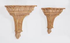 Pair of Carved and Gilt George III Brackets - 4617512