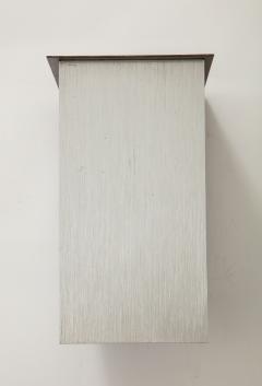 Pair of Cast Aluminum Modern Sconces France c 1970 - 1154472