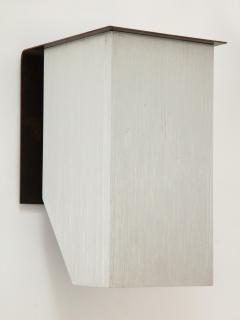 Pair of Cast Aluminum Modern Sconces France c 1970 - 1154475