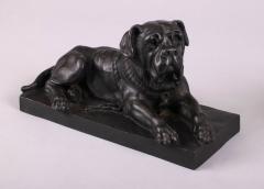 Pair of Cast Iron Mastiffs mid 19th c  - 4441727