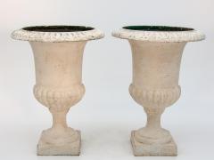 Pair of Cast Iron Petite Planters - 1988847