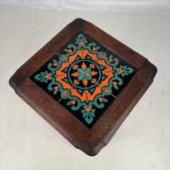 Pair of Catalina Tile Spanish Revival End or Side Tables - 4115612