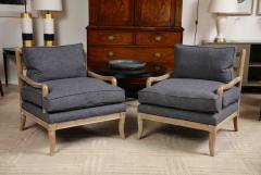Pair of Cerused Armchairs - 3095417