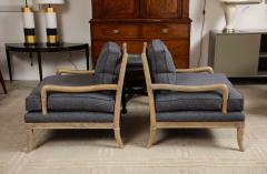 Pair of Cerused Armchairs - 3095419