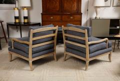 Pair of Cerused Armchairs - 3095424
