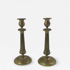 Pair of Charles X Candlesticks - 2153932