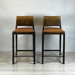 Pair of Chic Post Modern Counter Height Stools - 4503170