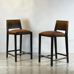Pair of Chic Post Modern Counter Height Stools - 4503171