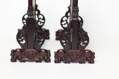 Pair of Chinese Carved Celadon Jade Table Screens China c 1920 1930s - 2318008