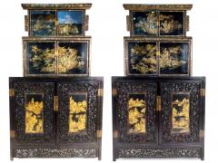 Pair of Chinese Carved and Lacquered Cabinets - 2798878