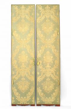 Pair of Chinese Carved and Lacquered Door Panels - 4630305