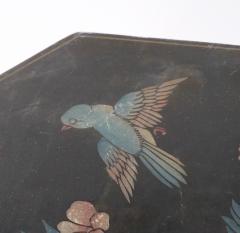 Pair of Chinese Chinoiserie Lacquered Painted Side Tables circa 1970 - 4820759
