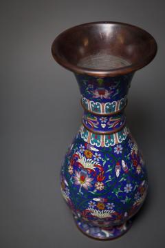Pair of Chinese Cloisonn Vases - 4739488