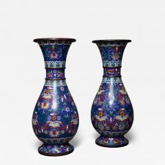 Pair of Chinese Cloisonn Vases - 4739554