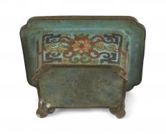Pair of Chinese Cloisonne Pots with Stands - 4322730
