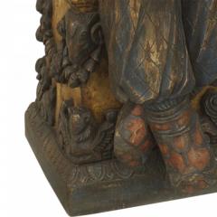 Pair of Chinese Decorated Terra Cotta Figures - 4199451