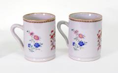 Pair of Chinese Export Armorial Small Mugs c 1750 - 772115