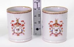 Pair of Chinese Export Armorial Small Mugs c 1750 - 772117